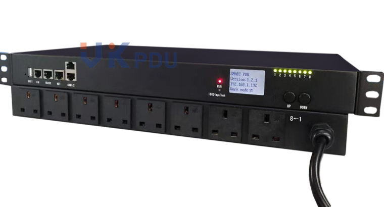 UK Smart PDU 8 way