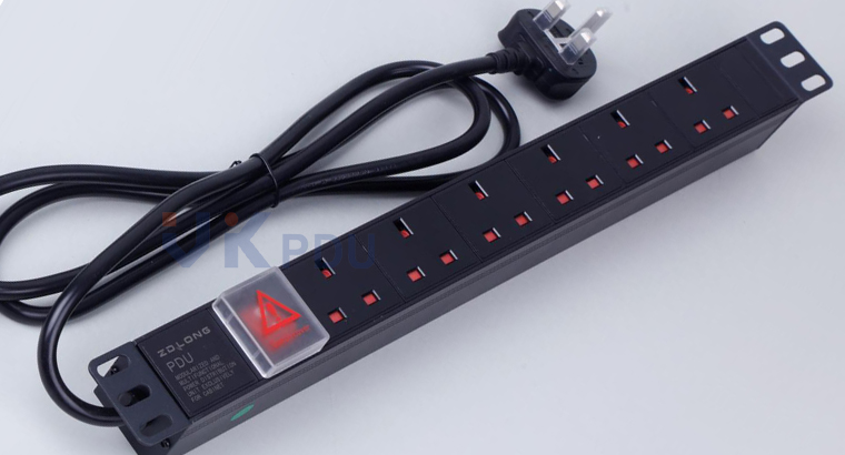 6WAY UK PDU For Power Distribution Unit Cabinet 