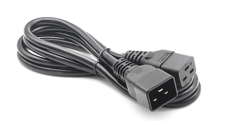 IEC C19 to C20 power cable