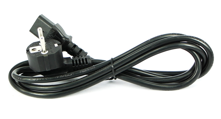 SCHUKO plug to IEC C13 power cable