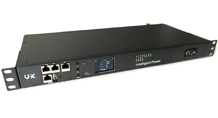 1U Horizontal 12xC13 Outputs Intelligent PDU 